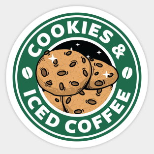 Cookies and Iced Coffee Sticker